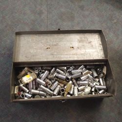 Toolbox Full Of Sockets Over 200 Sockets