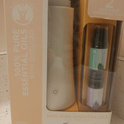 100% Pure Essential Oils With Diffuser