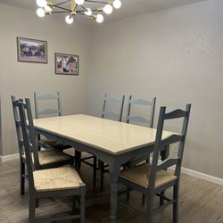 Table and 6 Chairs Custom Design