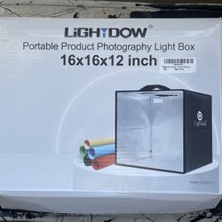 Brand New in Box Lightdow Photography Light Box for Jewelry