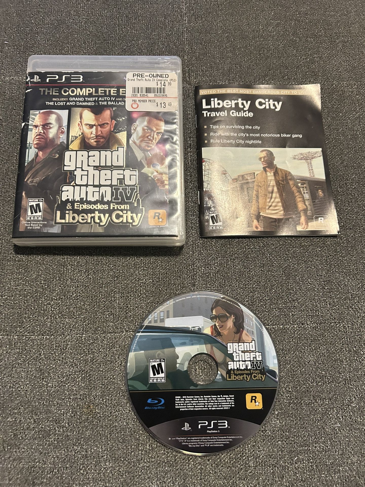 Grand Theft Auto IV: The Complete Edition Sony PlayStation 3 PS3