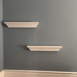 IKEA  White Floating Shelves