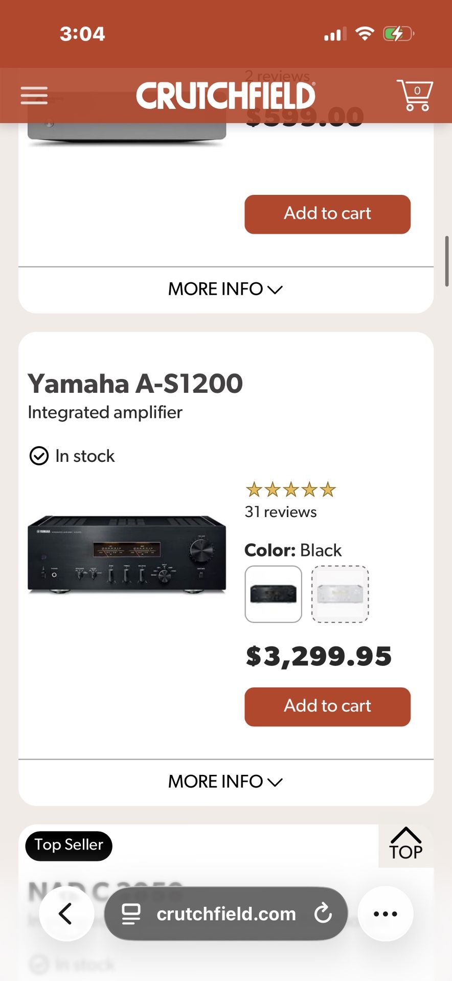 brand New Yamaha  A – S 1200
