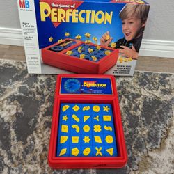 Vintage 1990 Milton Bradley The Game Of PERFECTION Board Game