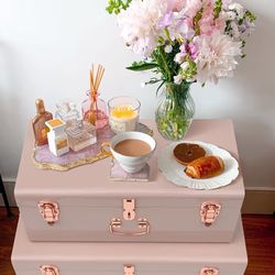 Set of 2 Metal Box Storage