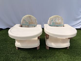 Baby Booster Seat with Tray – Set of 2