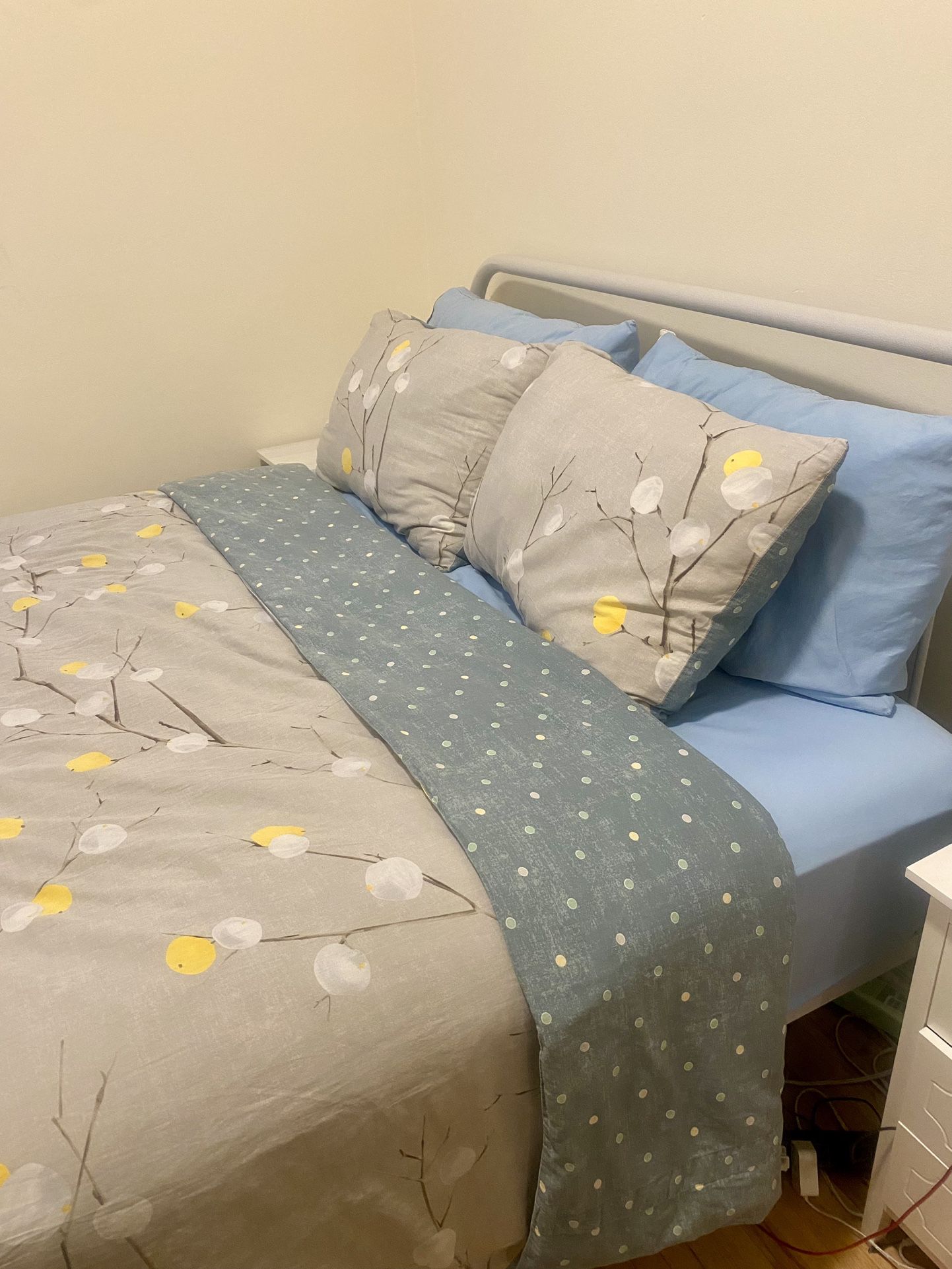 Queen Bed Frame & Mattress For Sale