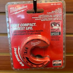 Milwaukee 3/4” Tubing Cutter