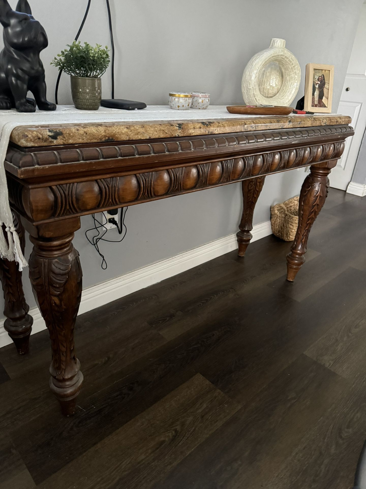 Tommy Bahama Custom Granite Entry Table