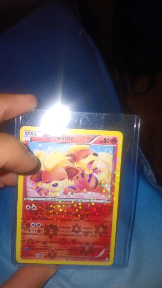 Pokemon Growlithe Card
