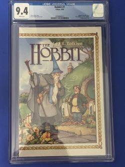 Hobbit #1 CGC 9.4 1st Print 1st Appearance Bilbo Frodo Baggins LOTR COMIC 1989