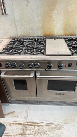 48” Wolf gas range