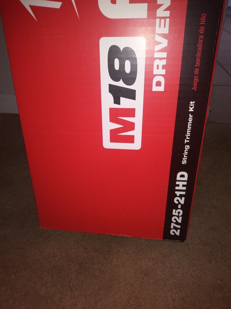Milwaukee M18 Fuel Red Lithium String Trimmer Kit 2725-21HD