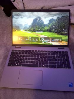 Grey Dell laptop