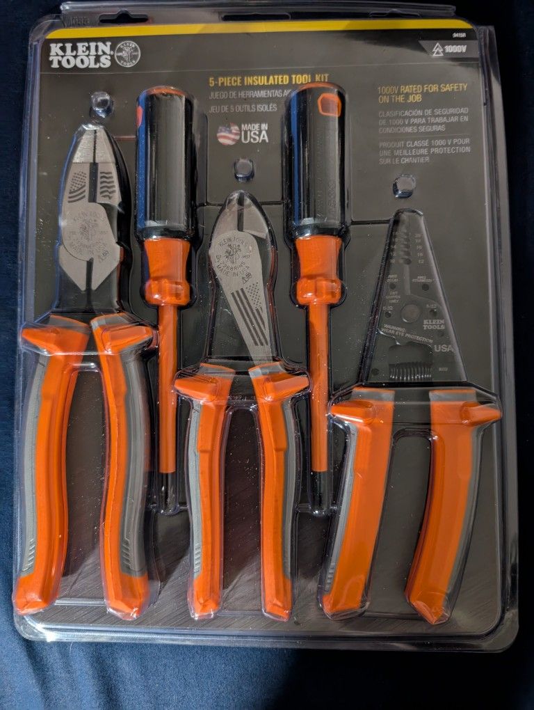 Klein Tools 5piece Insulated Tool Kit 
