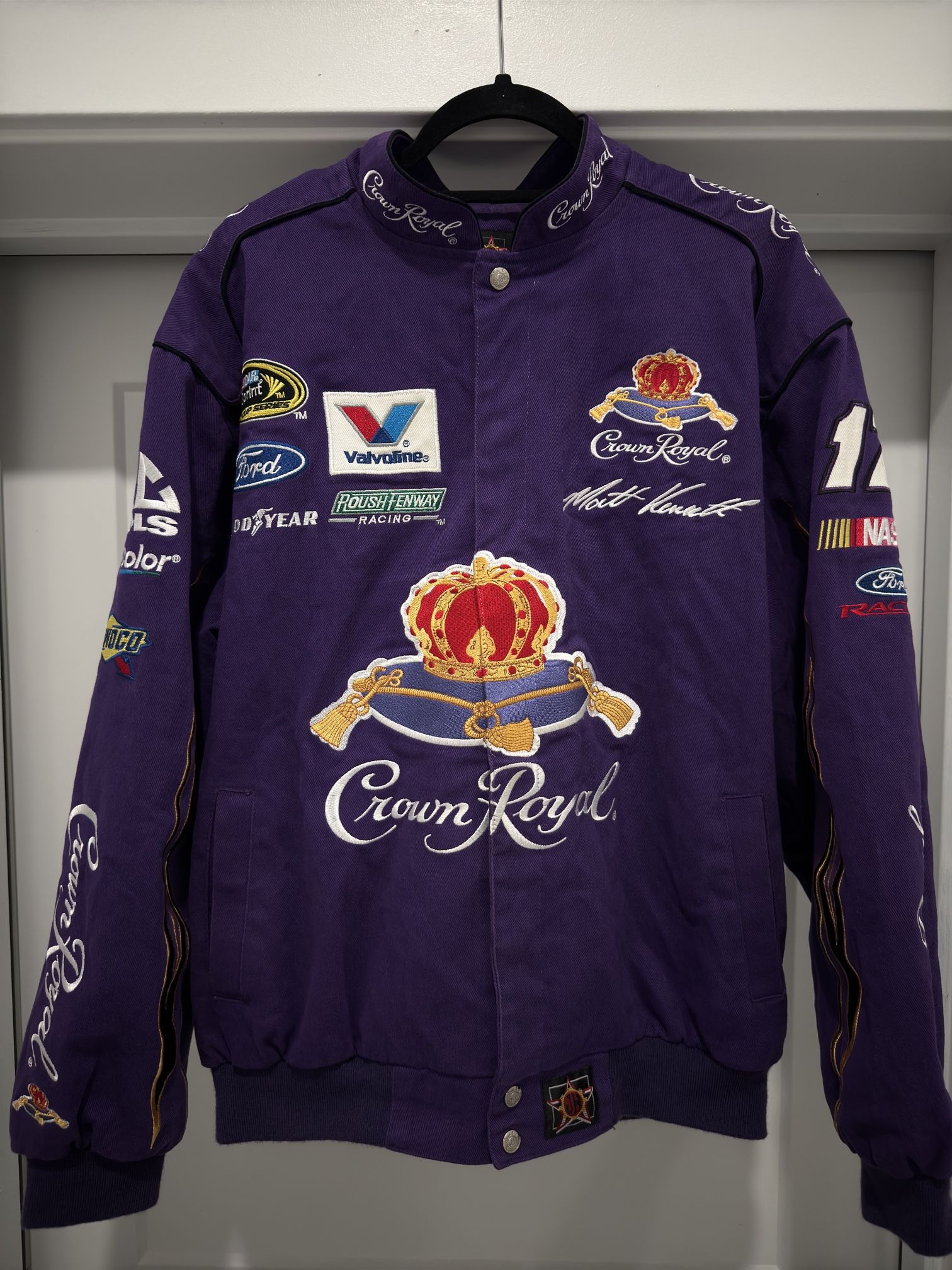 JH Design Crown Royal Matt Kenseth #17 NASCAR Jacket Men’s Size Large