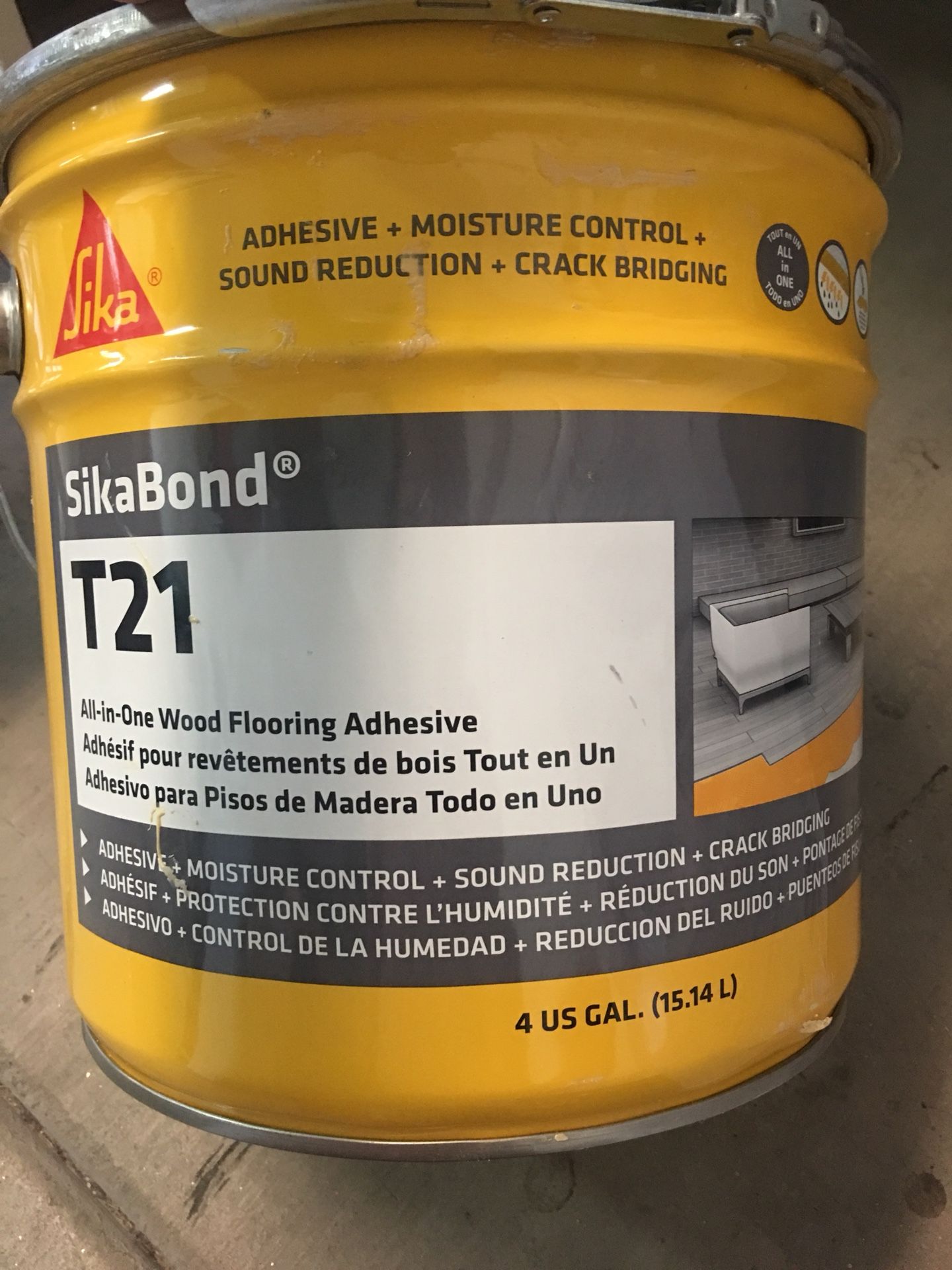 SikaBond T21 All-in-One Wood Flooring Adhesive