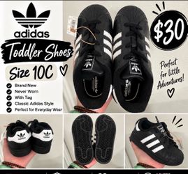 Adidas Superstar Toddler Sneakers Size 10C