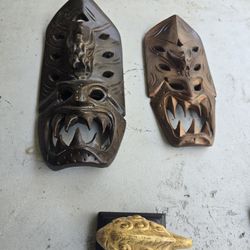Decoration, Wooden Masks