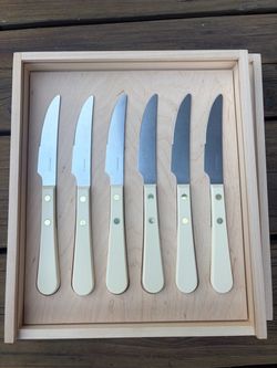 David Mellor Set of 6 Steak Knives