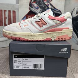 New Balance 550 Desert Pink Sea Salt Shoes (GS) 5.5Y/7W, 6Y/7.5W, 6.5Y/8W, 7Y/8.5W