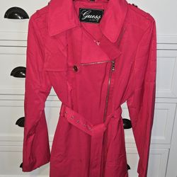 Guess Coat/jacket, Magenta, Size XL, Brand New