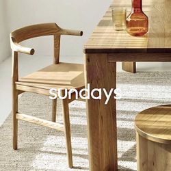 (10) NEW IN-BOX—Free Delivery Sundays™ Tuck-in Dining Chairs, Solid Wood—Retail $405+tax/each chair