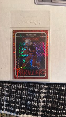 Bo Jackson Raiders Rookies & Stars Thrillers Holo Card
