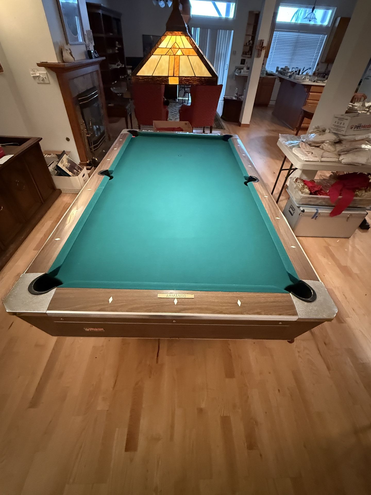 Vintage Fischer Cavalier VIII Pool Table 