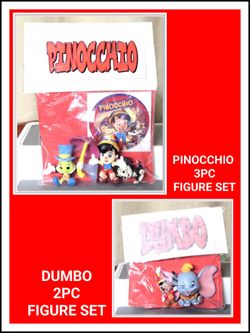 PINOCCHIO 3PC / DUMBO 2PC FIGURE SETS