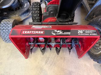 Craftsman 26" Two-Stage Snow Blower. Electric start.