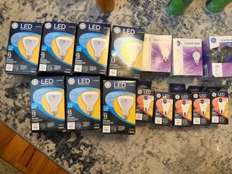 Variety of  brand new ￼lightbulbs