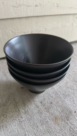 Sushi bowls and plates plus vase