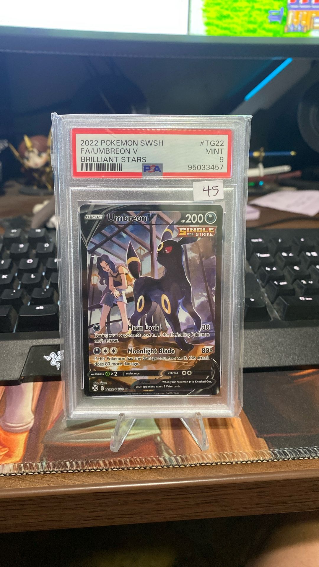 Pokémon Umbreon V TG22 PSA 9