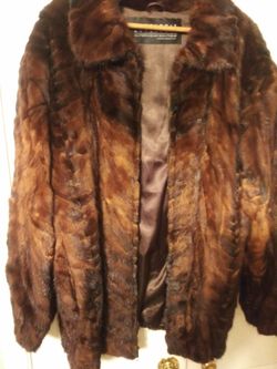 Mens mink jacket
