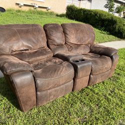 Free couch and loveseat