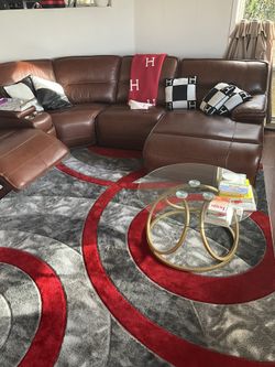 Leather Sectional Sofa 