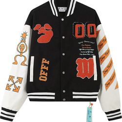 Off White S005 Varsity Jacket 