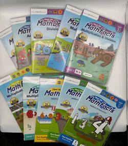 Meet the Math Facts Collection 10 DVD Set Primary School Prep Homeschool