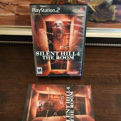 Silent Hill 4: The Room (Playstation 2) Manuel & Box art