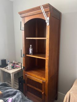 Oak or walnut amazing bookshelf