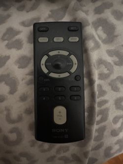 Sony Car Stereo Remote