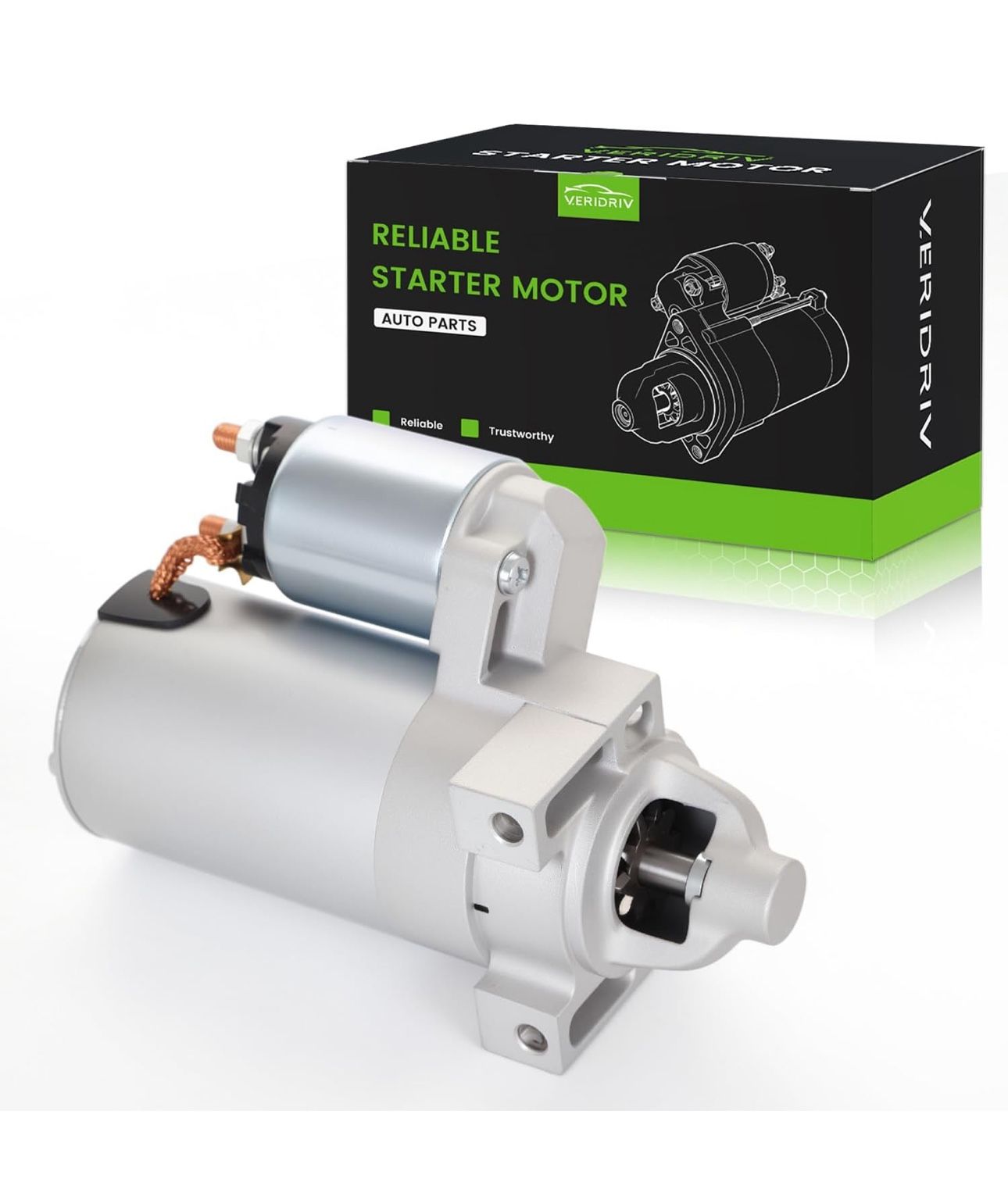 🔥brand new🔥 Starter Motor for Kohler 15–31 HP Engines – 12V 10-Tooth CCW Starter Replacement for Cub Cadet 2176-5252, John D