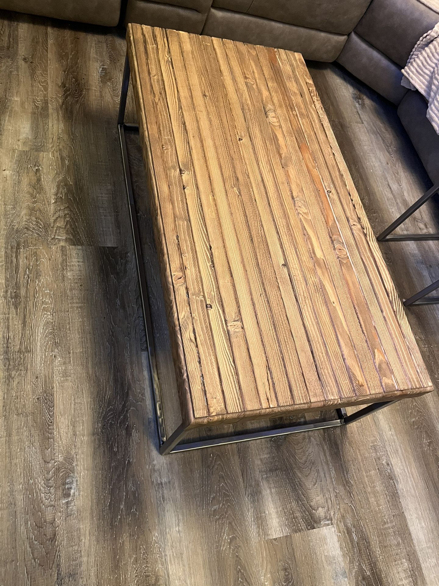 “MUST GO” Artisan Industrial Coffee Table