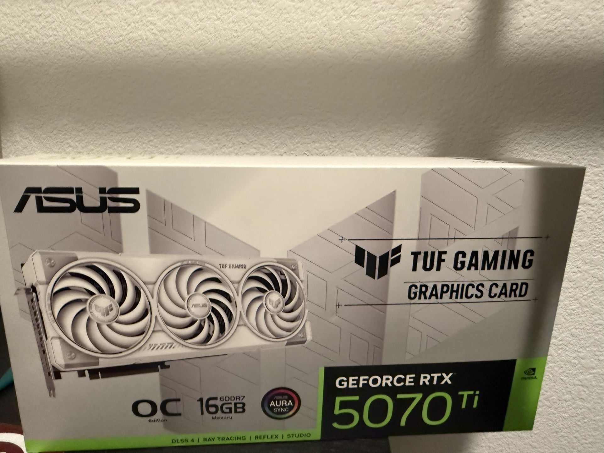 💻 NVIDIA GeForce RTX 5070 Ti – ASUS TUF Gaming (WHITE) – BRAND NEW / SEALED 💻