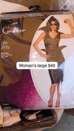 Coraline Other Mother Halloween Costume Women's Large