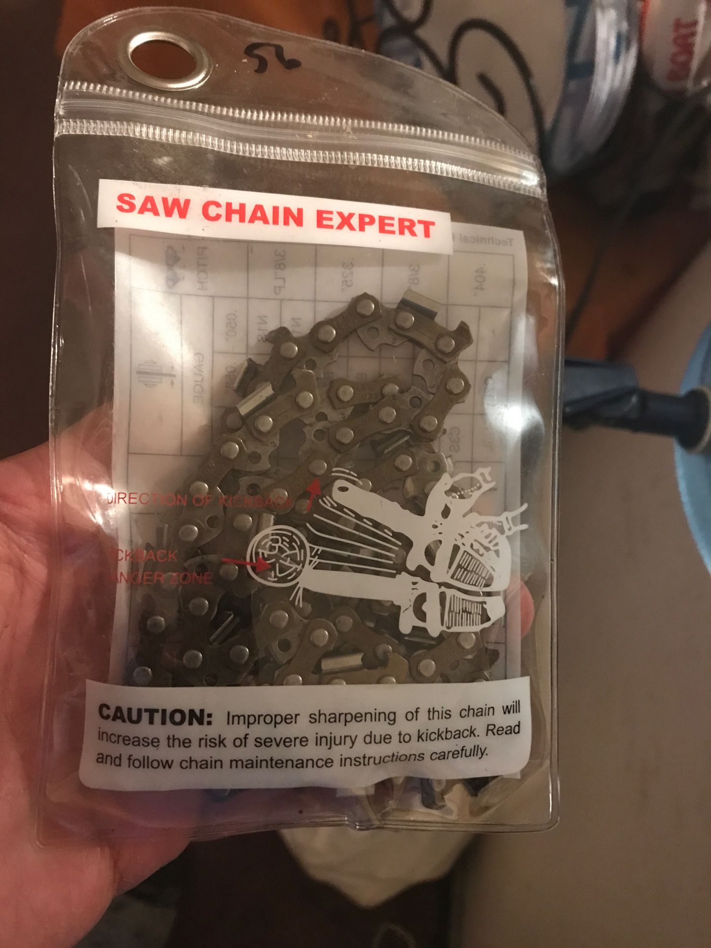 16 in chain saw chain