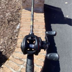 Abu Garcia Reel And Bass Pro Rod Combo