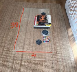 Acrylic coffee table