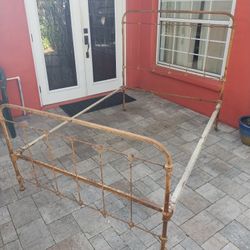 Antique Iron Bed Frame